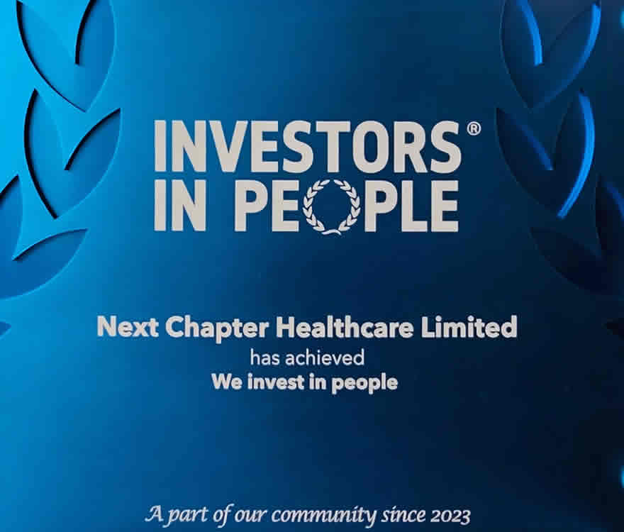 Investors in People = Next Chapter Healthcare